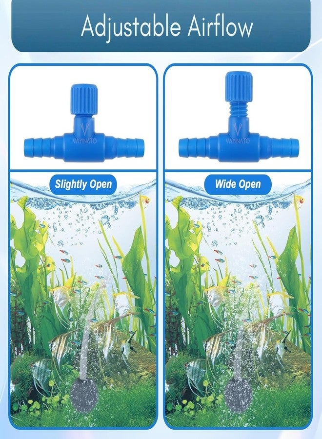 VAYINATO® Aquarium (Random Color) Air Flow Control Valve T Shaped Single Way Plastic Air Flow Control Regulator Aquarium Air Pump Accessories | Easy Installation by Petzlifeworld (Pack of 5) - Image 4